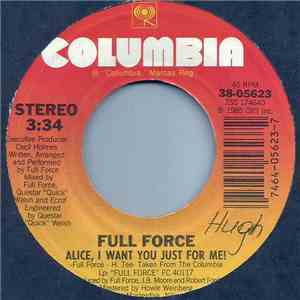 Full Force - Alice, I Want You Just For Me download free
