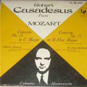 Mozart, Charles Munch, Sir John Barbirolli, The New York Philharmonic Orchestra, Robert Casadesus - Concerto No.21/Concerto No.27 download free