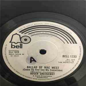 Roger Greenaway - Ballad Of Mae West (Come Up And See Me Sometime) download free