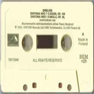 Sibelius - Sinfonia Nro 7 C-Duuri, Op. 105 / Sinfonia Nro 1 E-Molli Op. 39 download free