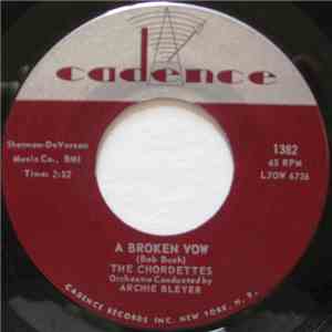 The Chordettes - A Broken Vow / All My Sorrows download free
